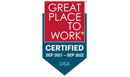 Great Place to Work Certified September 2020 to September 2021