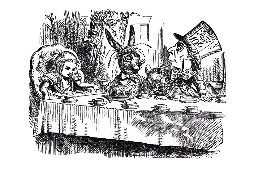 Illustration from Alice in Waterland, a Cal Water educational production