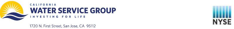 California Water service group and nyse logos