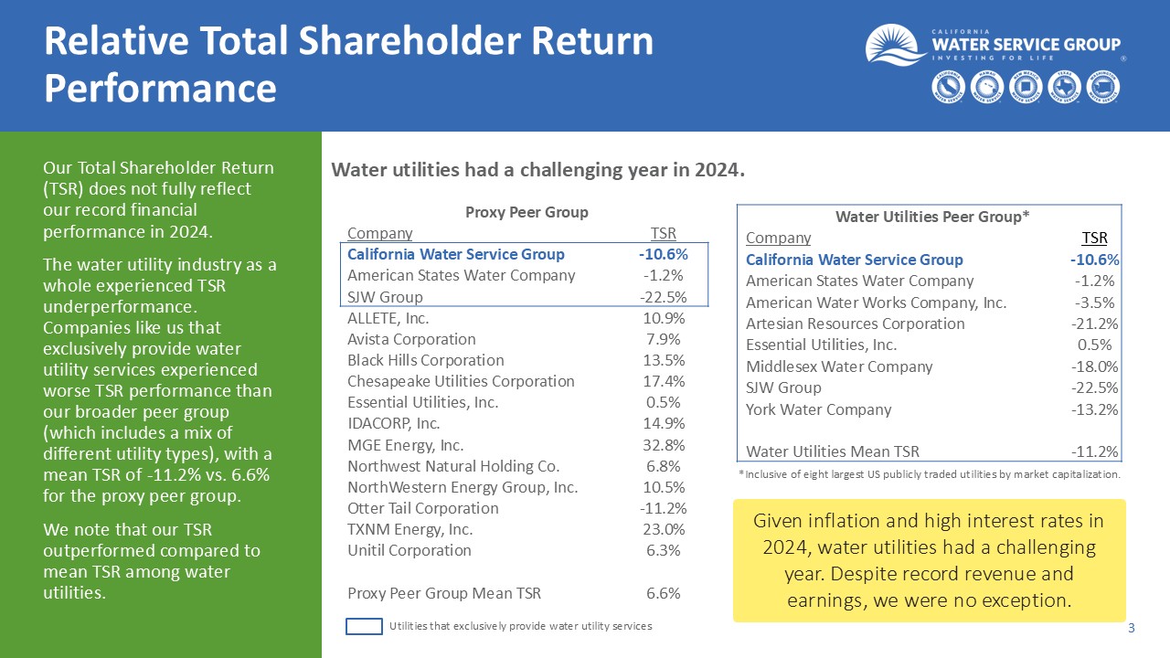 Accessible PDF of the 2025 Annual Stockholder Meeting Outreach presentation is available under the Documents dropdown at the top of the page