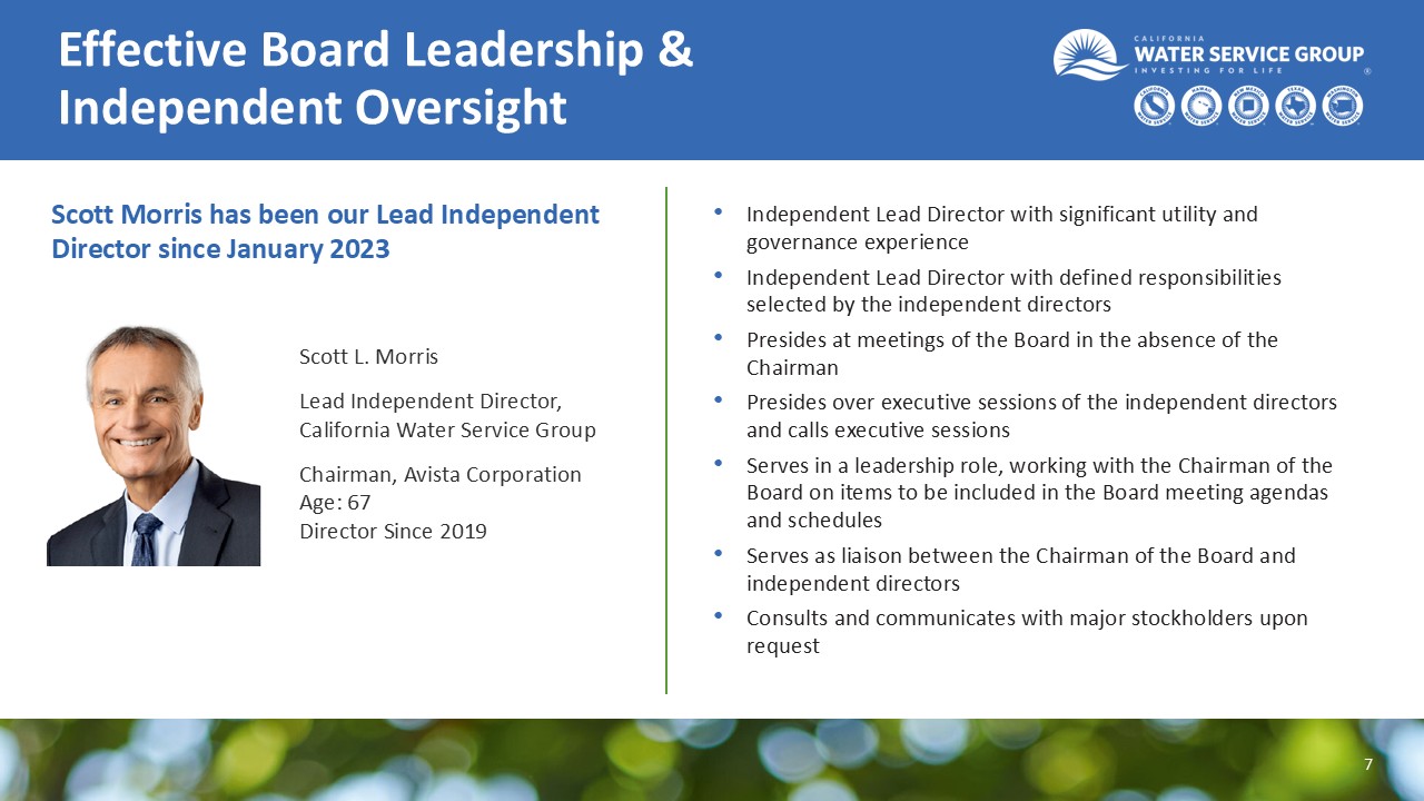Accessible PDF of the 2025 Annual Stockholder Meeting Outreach presentation is available under the Documents dropdown at the top of the page