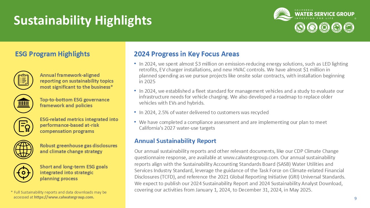 Accessible PDF of the 2025 Annual Stockholder Meeting Outreach presentation is available under the Documents dropdown at the top of the page