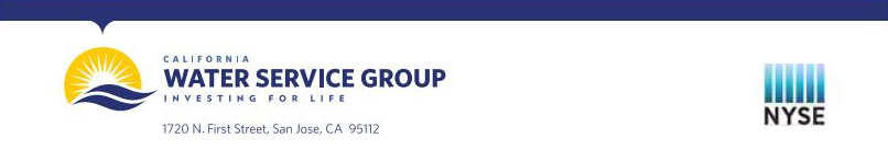 California Water and NYSE logo header